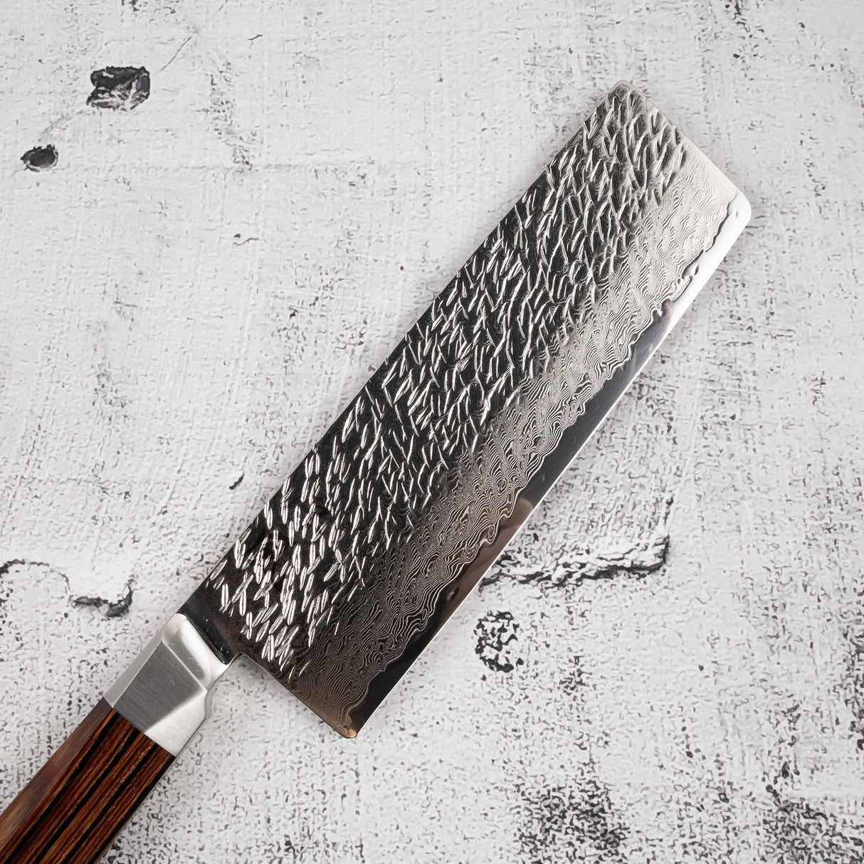 Ono Suzukaze SG2 Damascus Nakiri 165mm Tsuchime