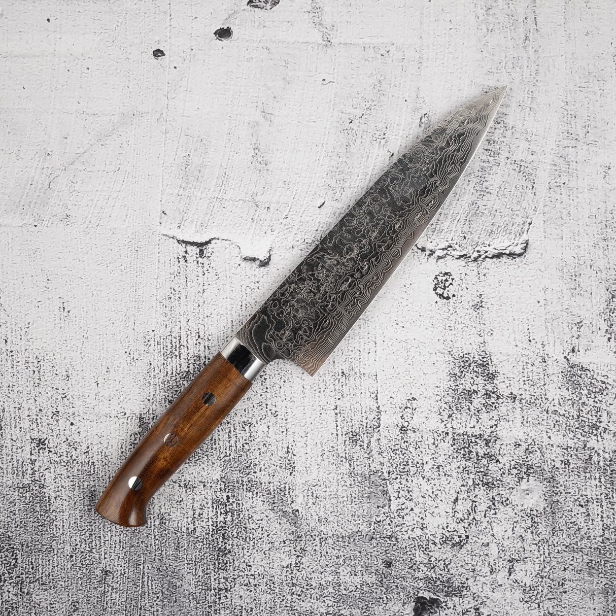 Takeshi Saji SG2 鑽石大馬士革牛刀 180 毫米鐵木手柄