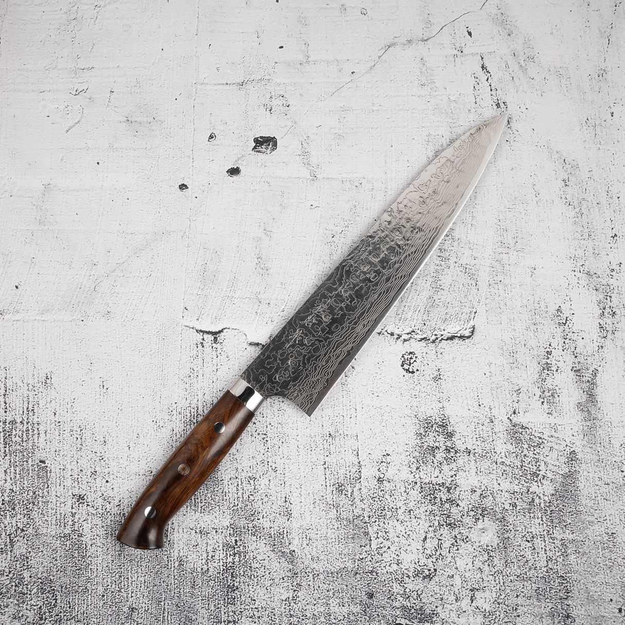 Takeshi Saji Diamond Damascus SG2 Gyuto 240mm Ironwood Handle