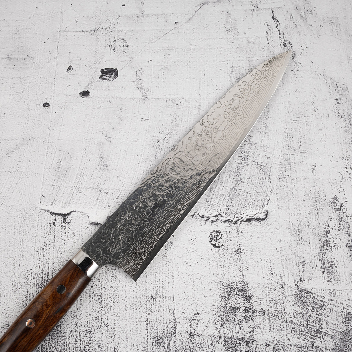 Takeshi Saji Diamond Damascus SG2 Gyuto 240mm Ironwood Handle