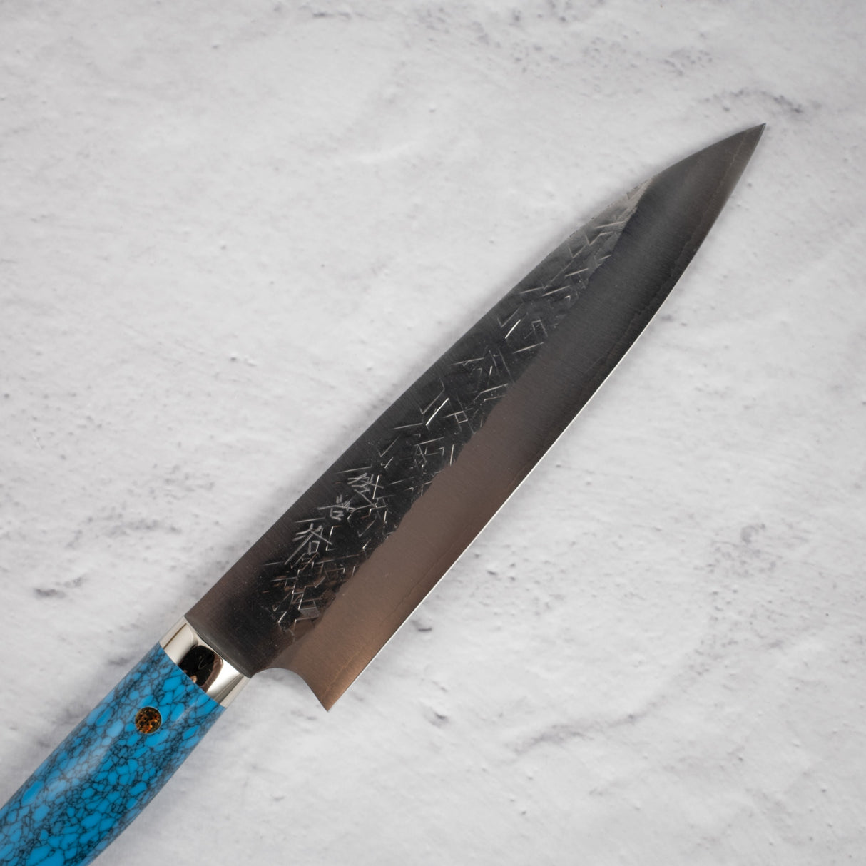 Takeshi Saji SRS13 Gyuto 210mm Western Blue Turquosie