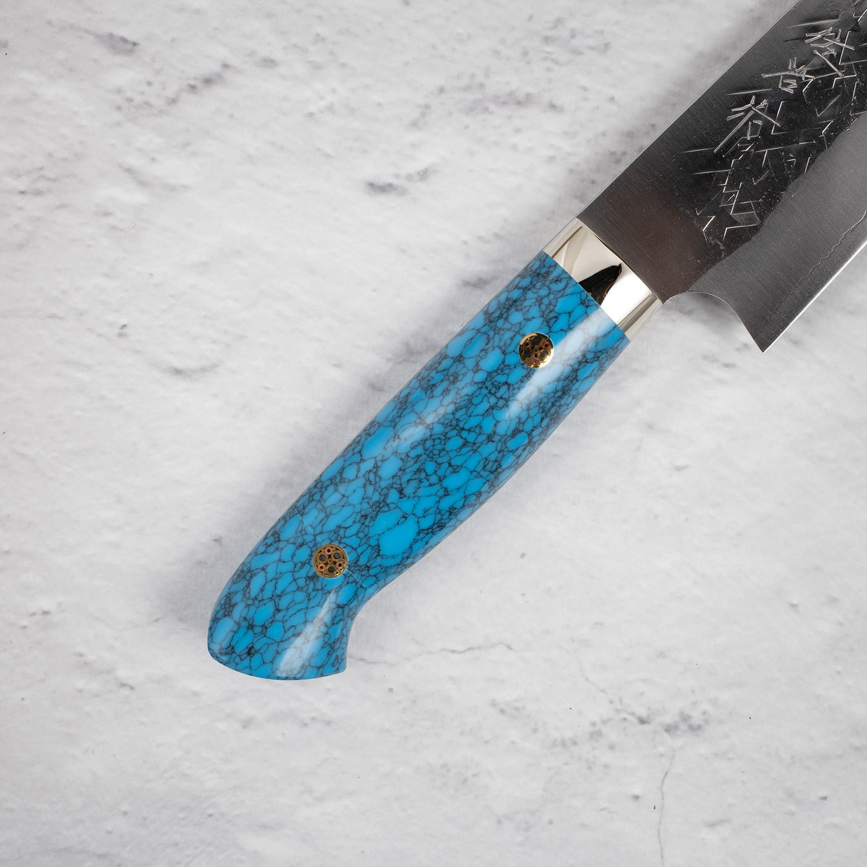 Takeshi Saji SRS13 Gyuto 210mm Western Blue Turquosie