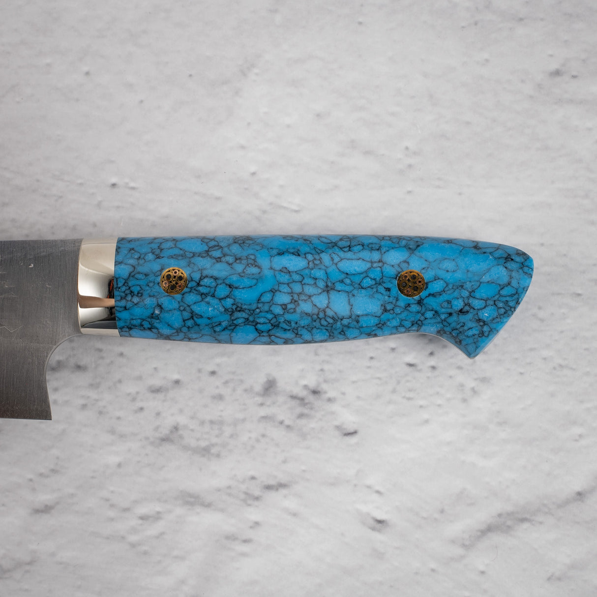 Takeshi Saji SRS13 Gyuto 210mm Western Blue Turquosie