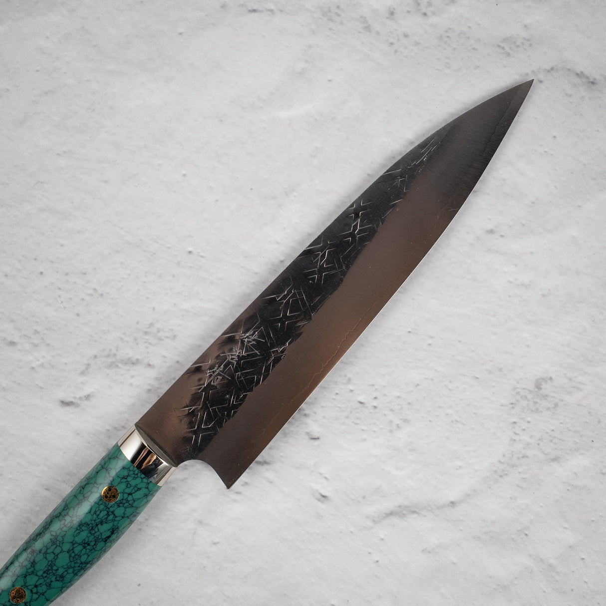 Takeshi Saji SRS13 Gyuto 210mm Western Green Turquosie