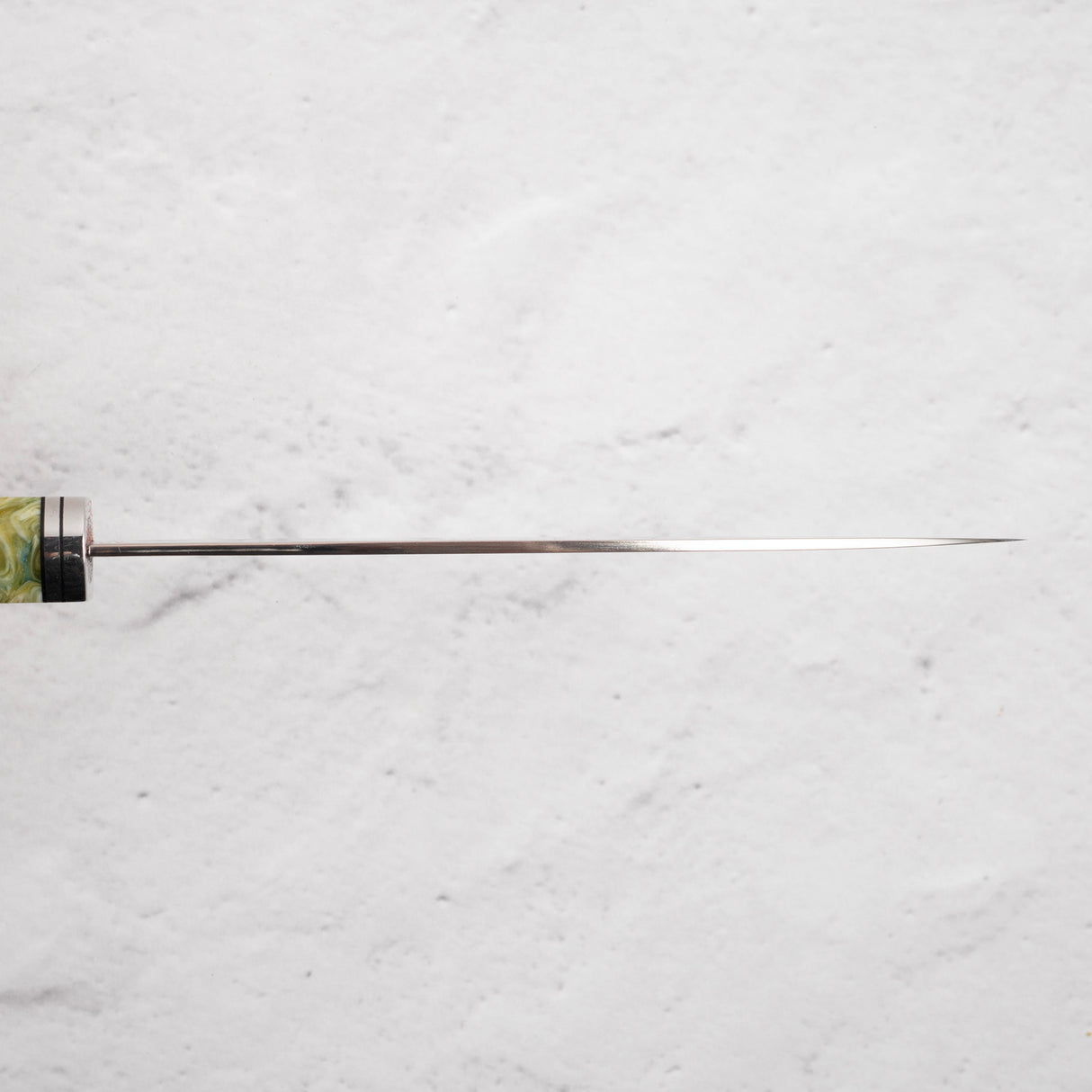 EOFY2025 SPECIAL: Saji VG10 Rainbow Damascus Petty 130mm with Cosmic Swirl Handle