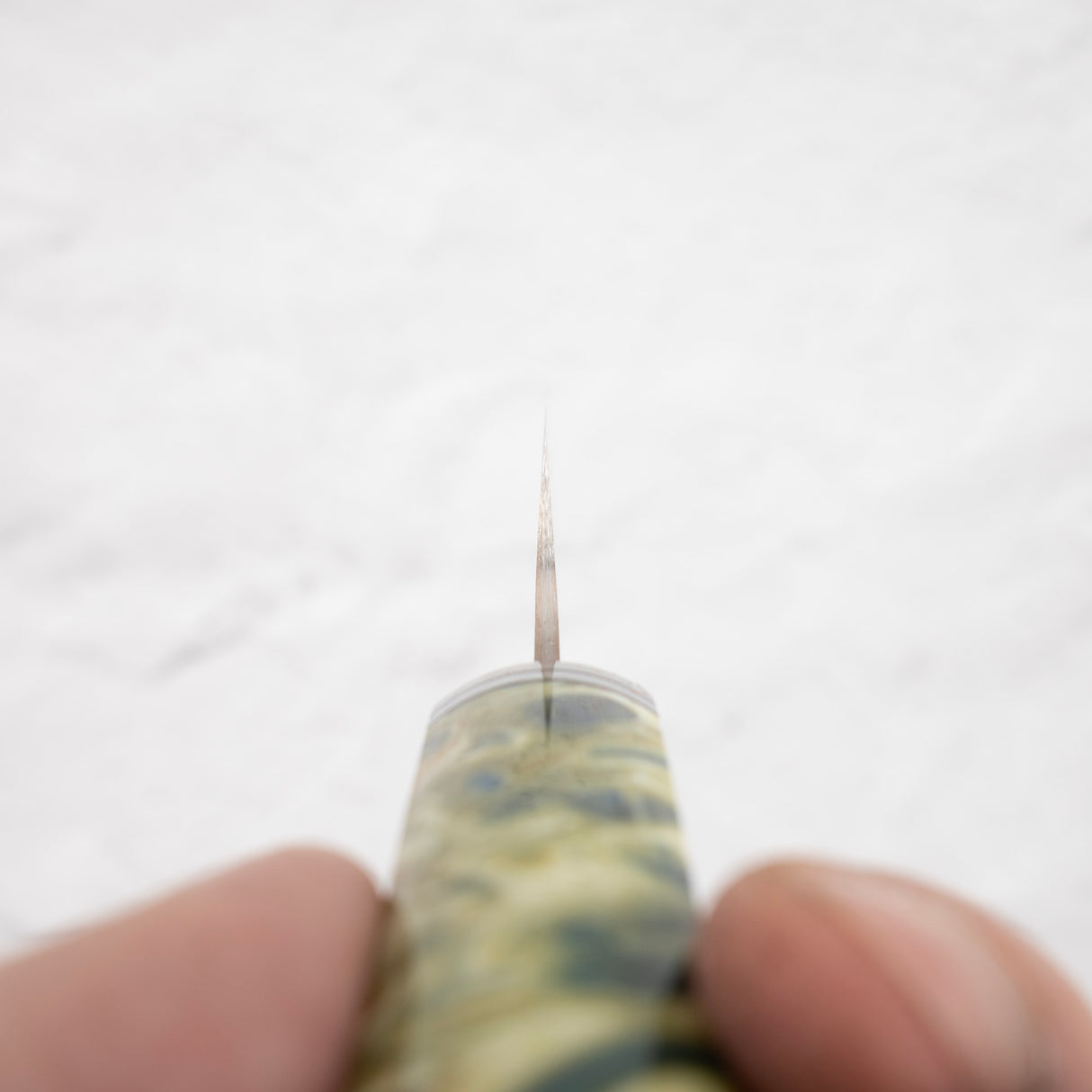 EOFY2025 SPECIAL: Saji VG10 Rainbow Damascus Petty 130mm with Cosmic Swirl Handle