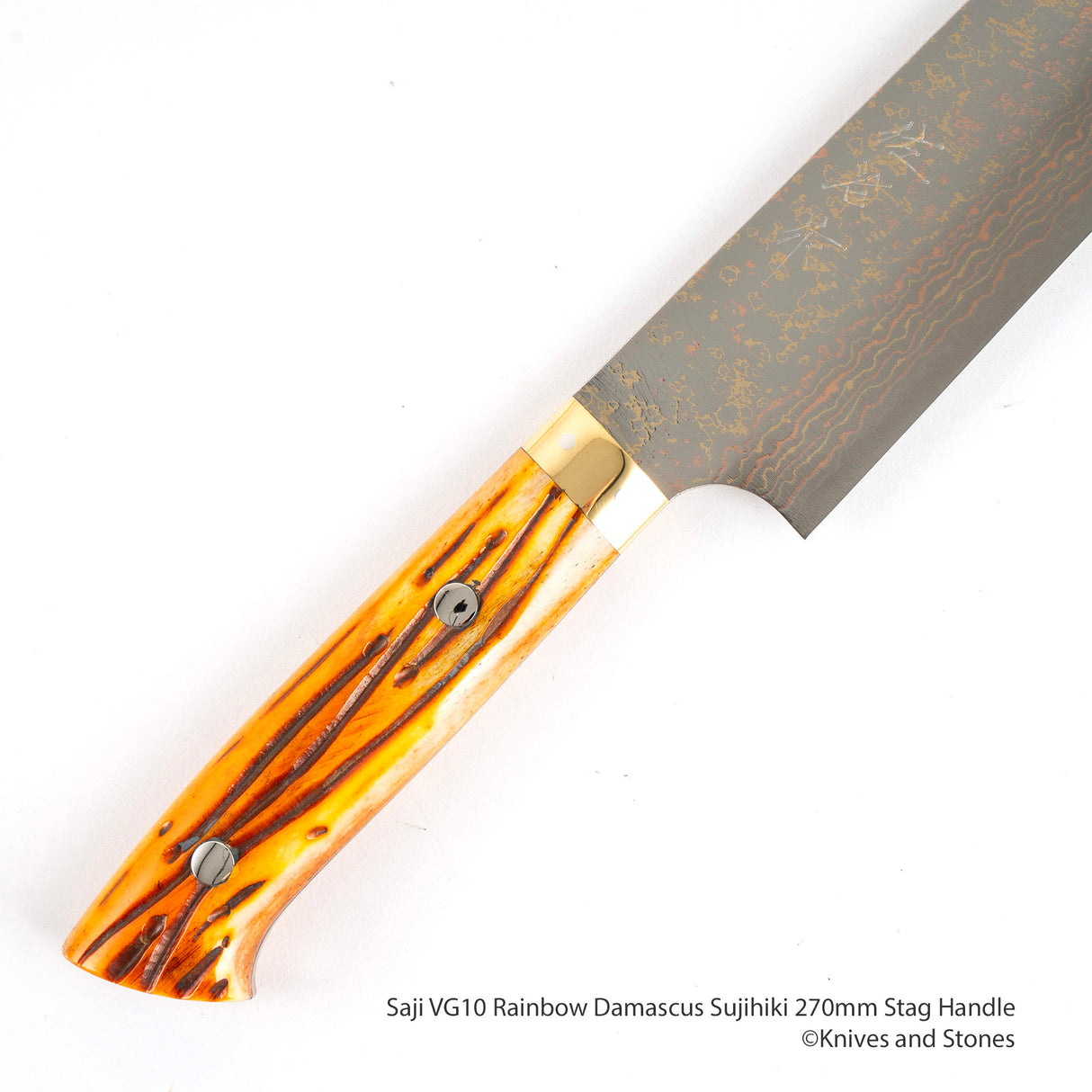 Saji VG10 彩虹大馬士革 Sujihiki 牛骨手柄 240/270 毫米