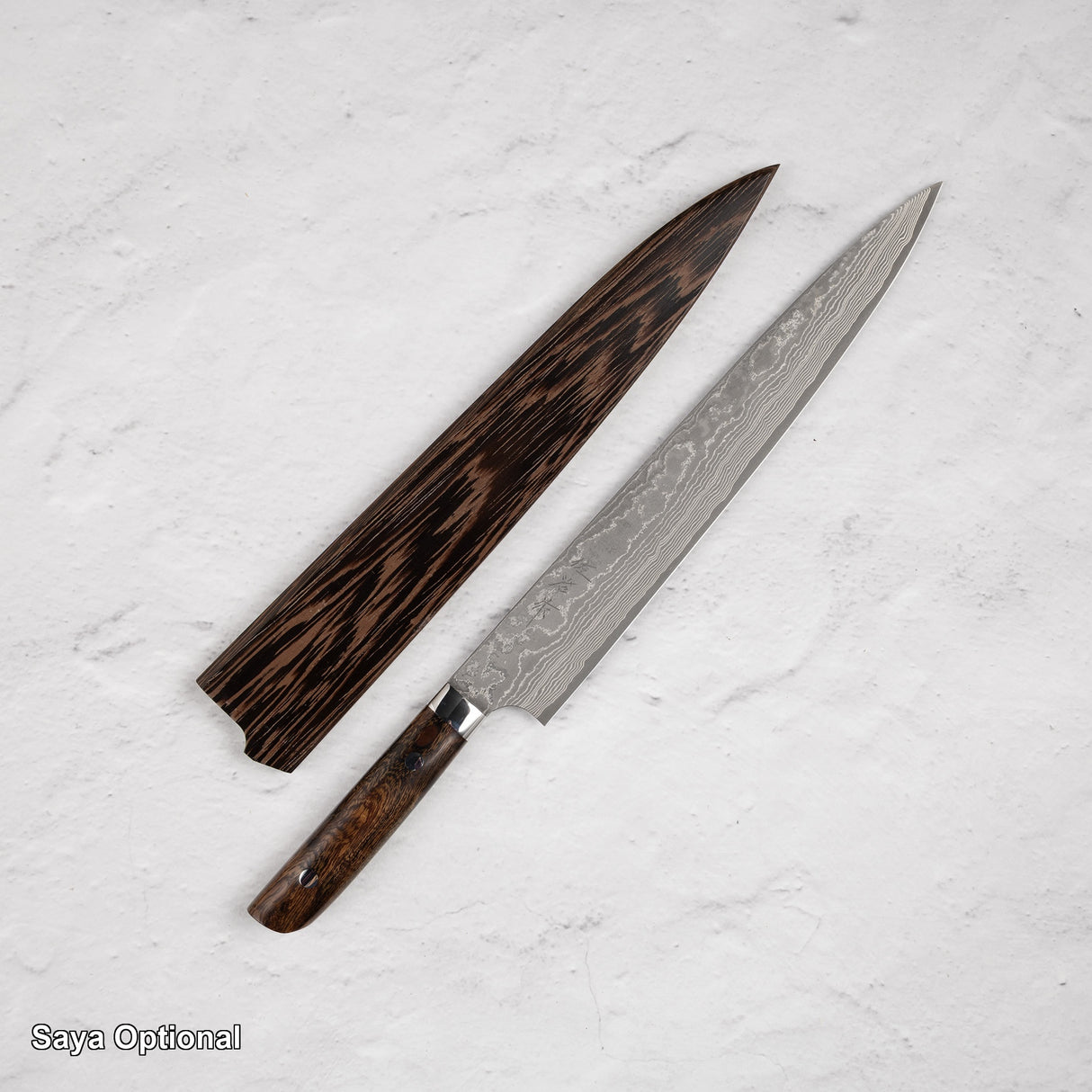 Saji Damascus Sujihiki 270mm VG10 鐵木