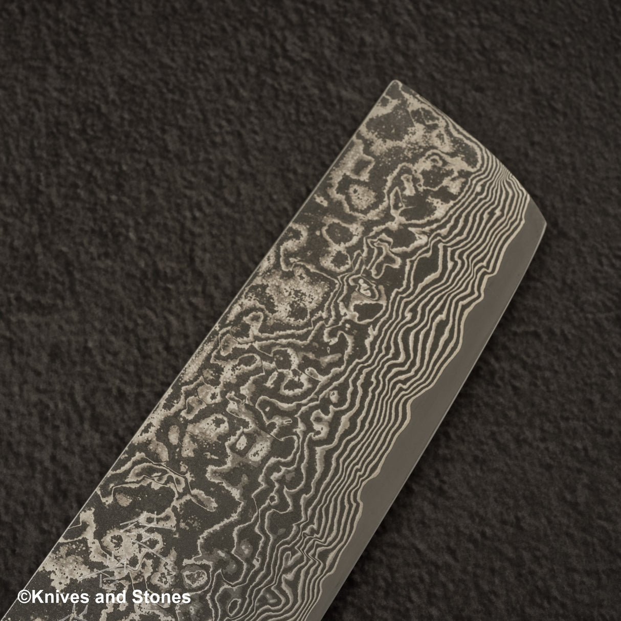 Takeshi Saji SG2 Black Damascus Nakiri 175mm Stag Handle