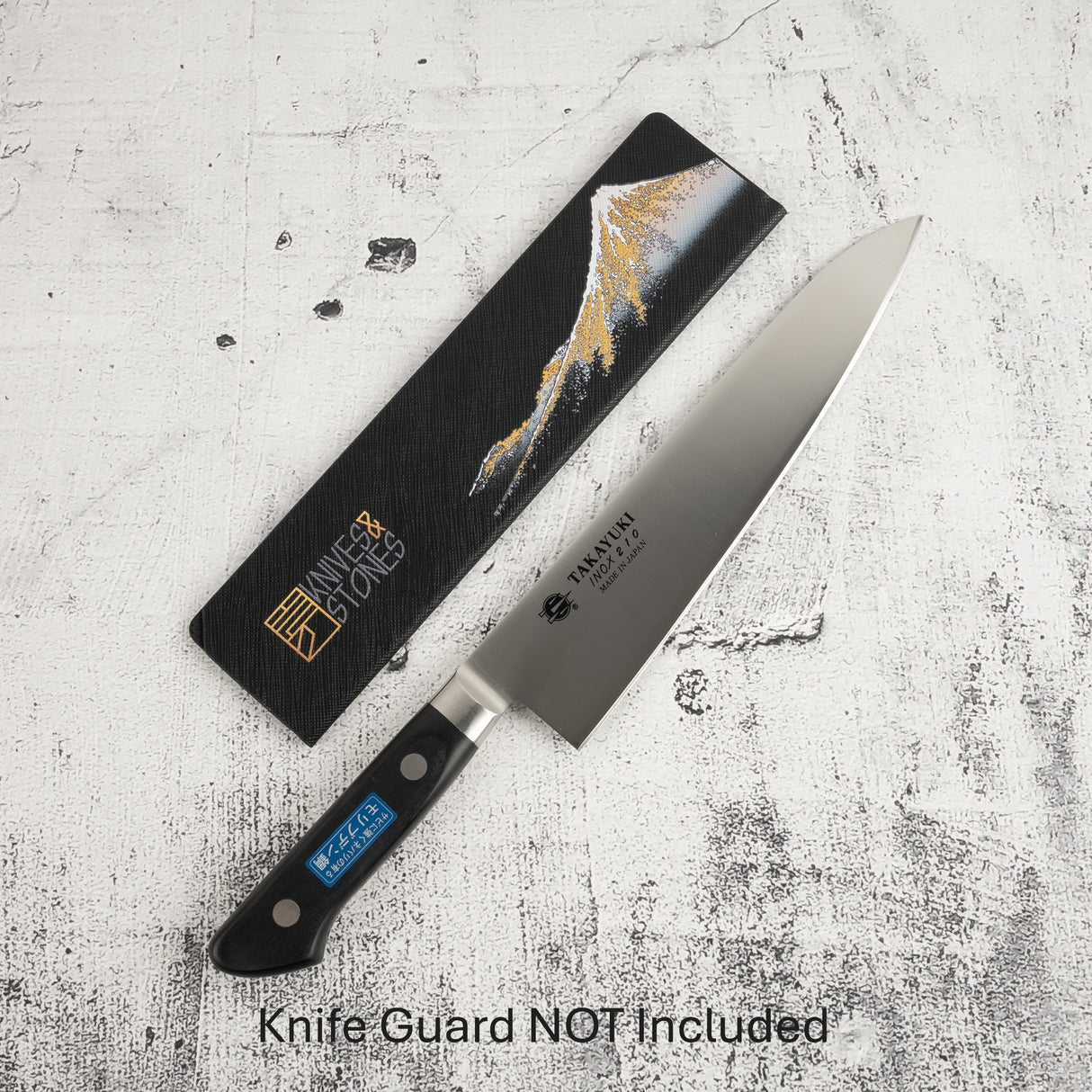 Sakai Takayuki INOX Stainless Gyuto 210mm with Western Handle