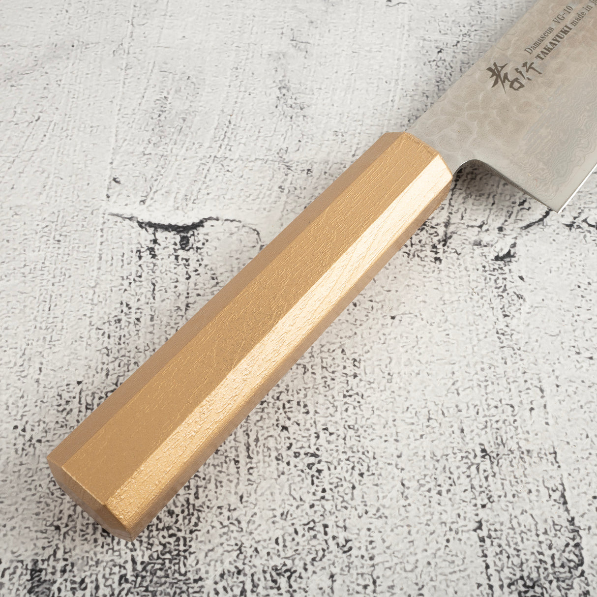 堺孝行 VG10 33層大馬士革三德刀 170mm 金色款