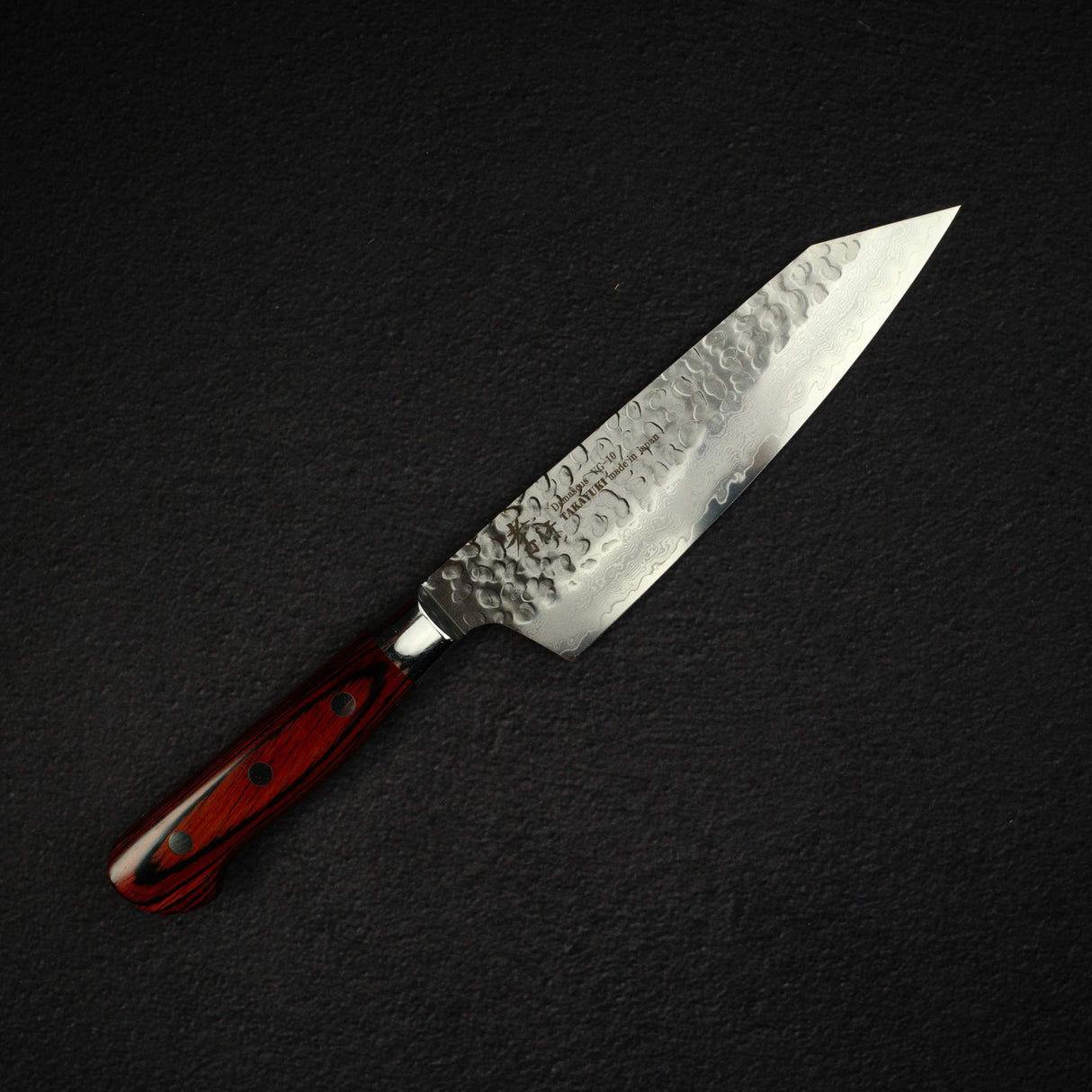 堺孝行 VG-10 文化刀 160mm 33-Layer 鎚目 大馬士革