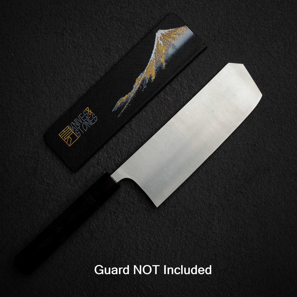 柴田光哲 Chromax Boss 菜切刀 175mm,黑檀黑環柄