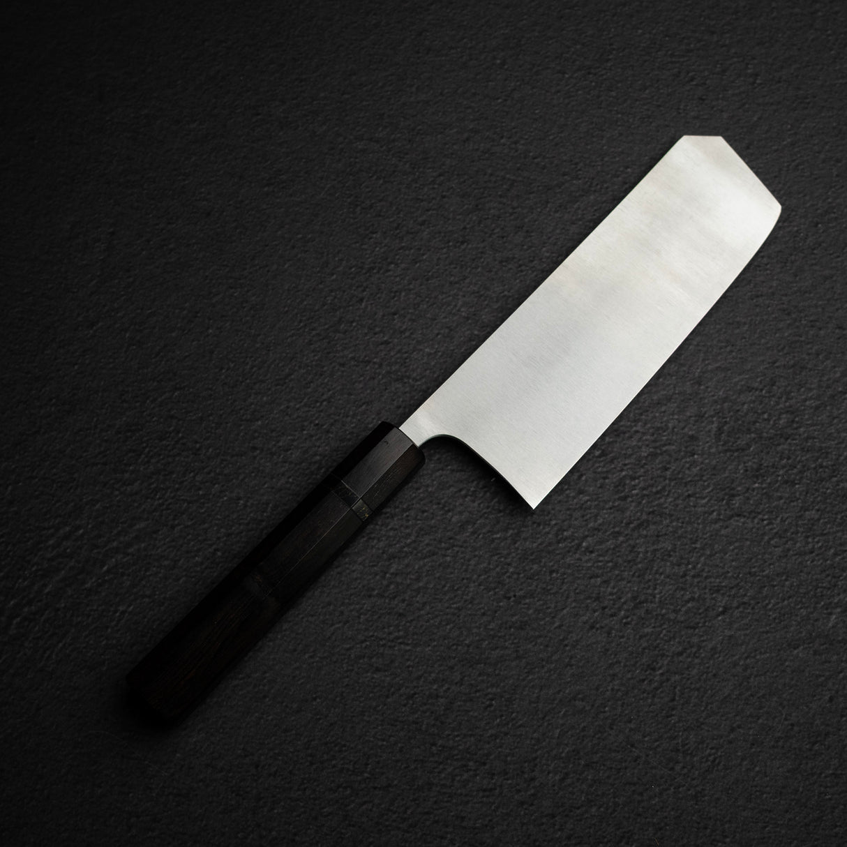 柴田光哲 Chromax Boss 菜切刀 175mm,黑檀黑環柄