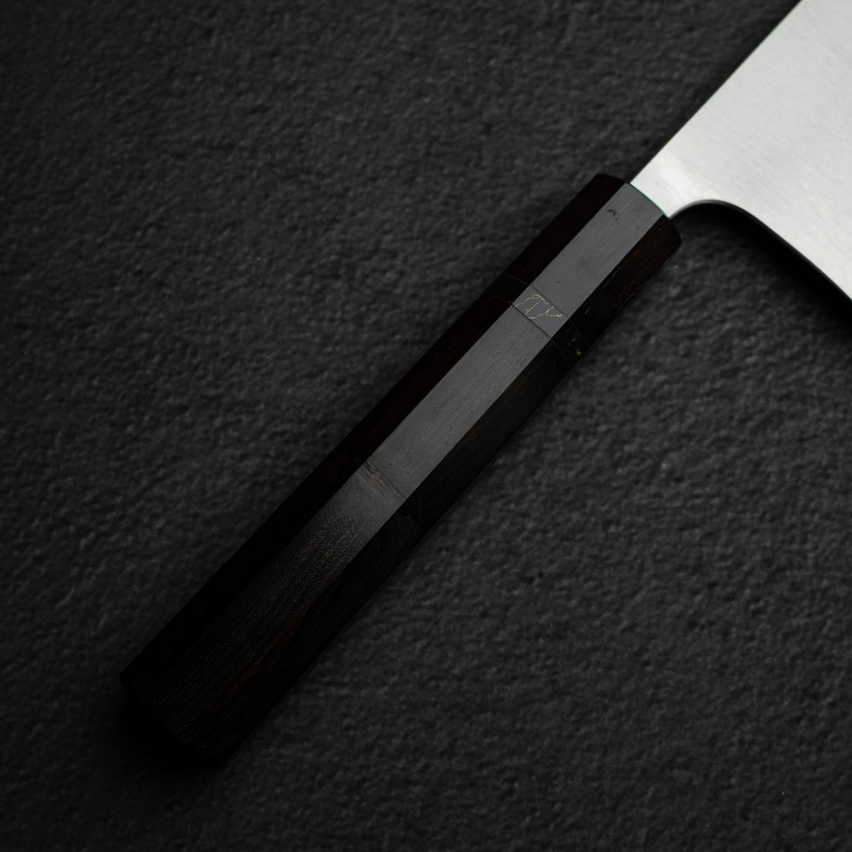 柴田光哲 Chromax Boss 菜切刀 175mm,黑檀黑環柄