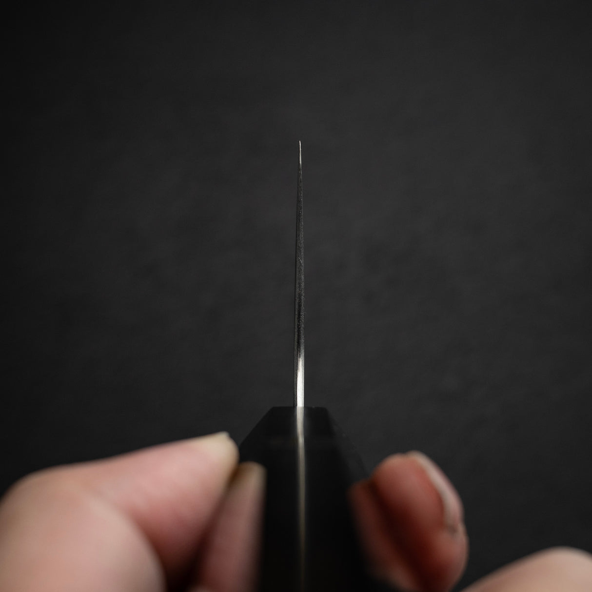 柴田光哲 Chromax Boss 菜切刀 175mm,黑檀黑環柄