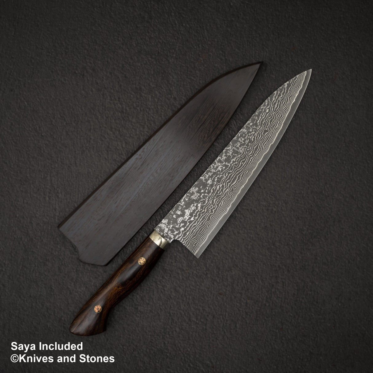 Shigeki Tanaka SG2 Gyuto 210mm 鐵木西式刀柄