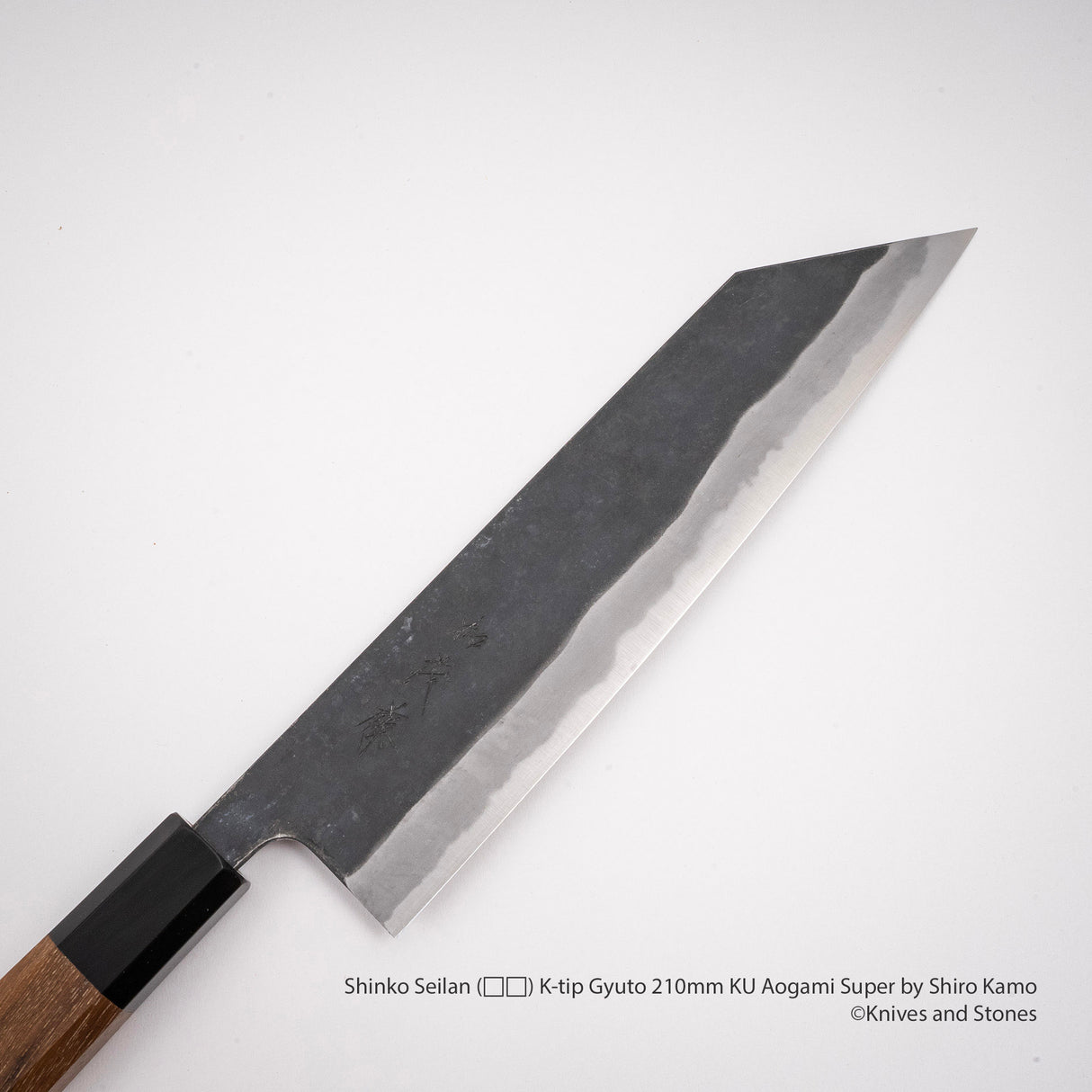 Shinko Seilan (青嵐) K-tip Gyuto 210mm KU Aogami Super by Shiro Kamo