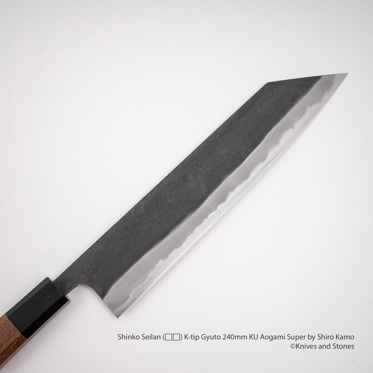 Shinko Seilan (青嵐) K-tip Gyuto 240mm KU Aogami Super by Shiro Kamo