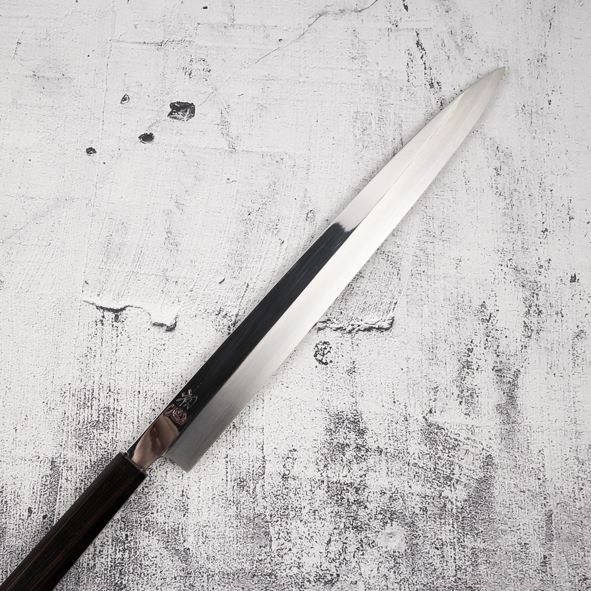 初心 FAXR2 粉末鋼 柳刃 330mm 鏡面拋光 烏木柄