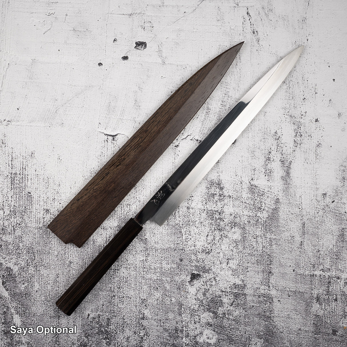 初心 FAXR2 粉末鋼 柳刃 330mm 鏡面拋光 烏木柄