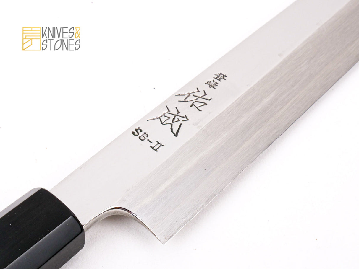 Sukenari SG2 Ni-mai(2 層)柳葉 300 毫米,鏡面拋光 Hira,免費 K&S Wenge 木鞘