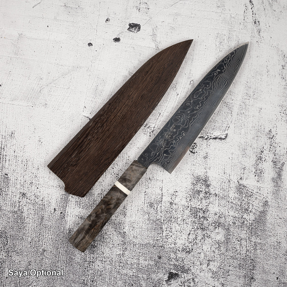 佑成 SG2 大馬士革牛刀 210mm 樺木柄