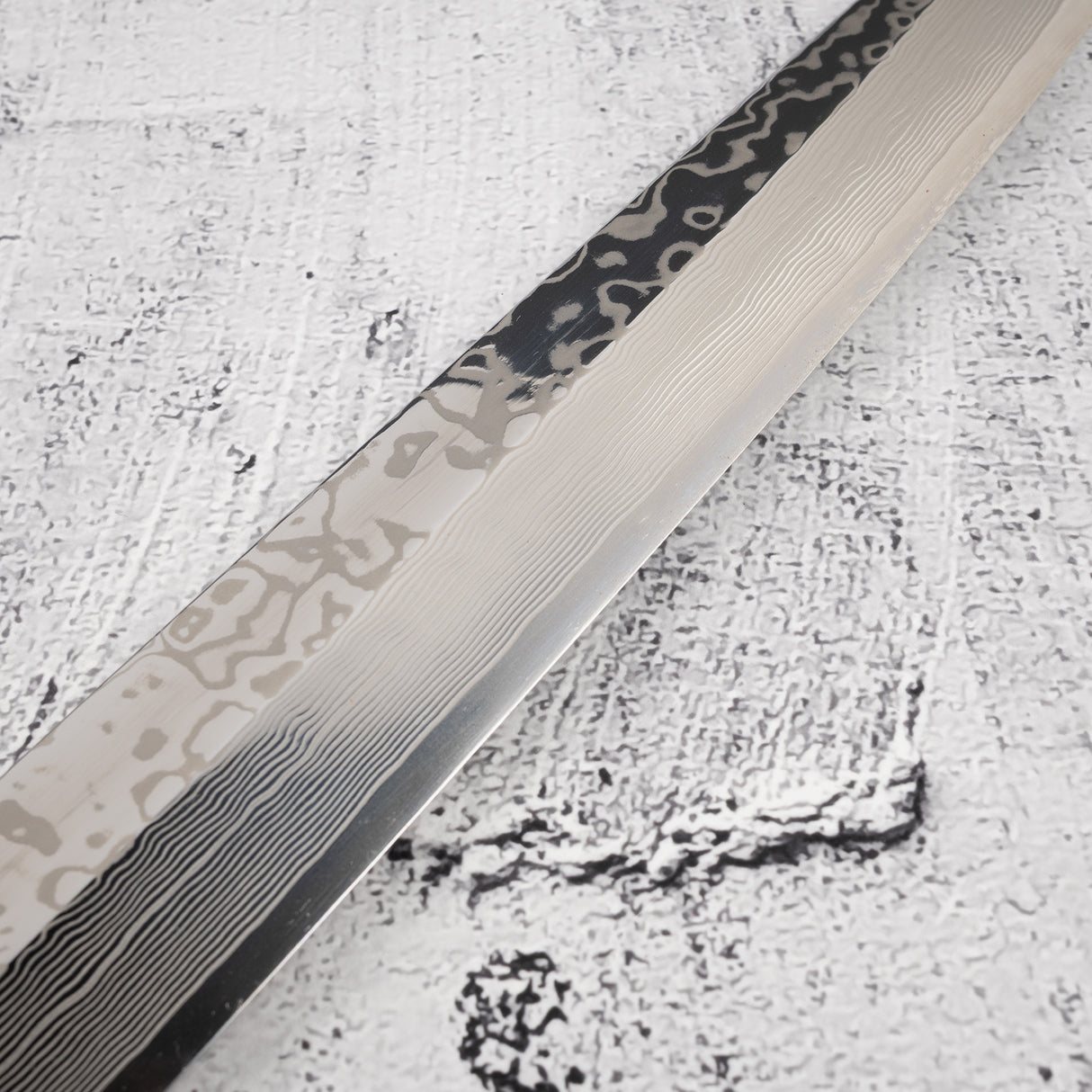 Sukenari SRS-13 Damascus K-tip Yanagiba 300mm 鏡面拋光與 Saya