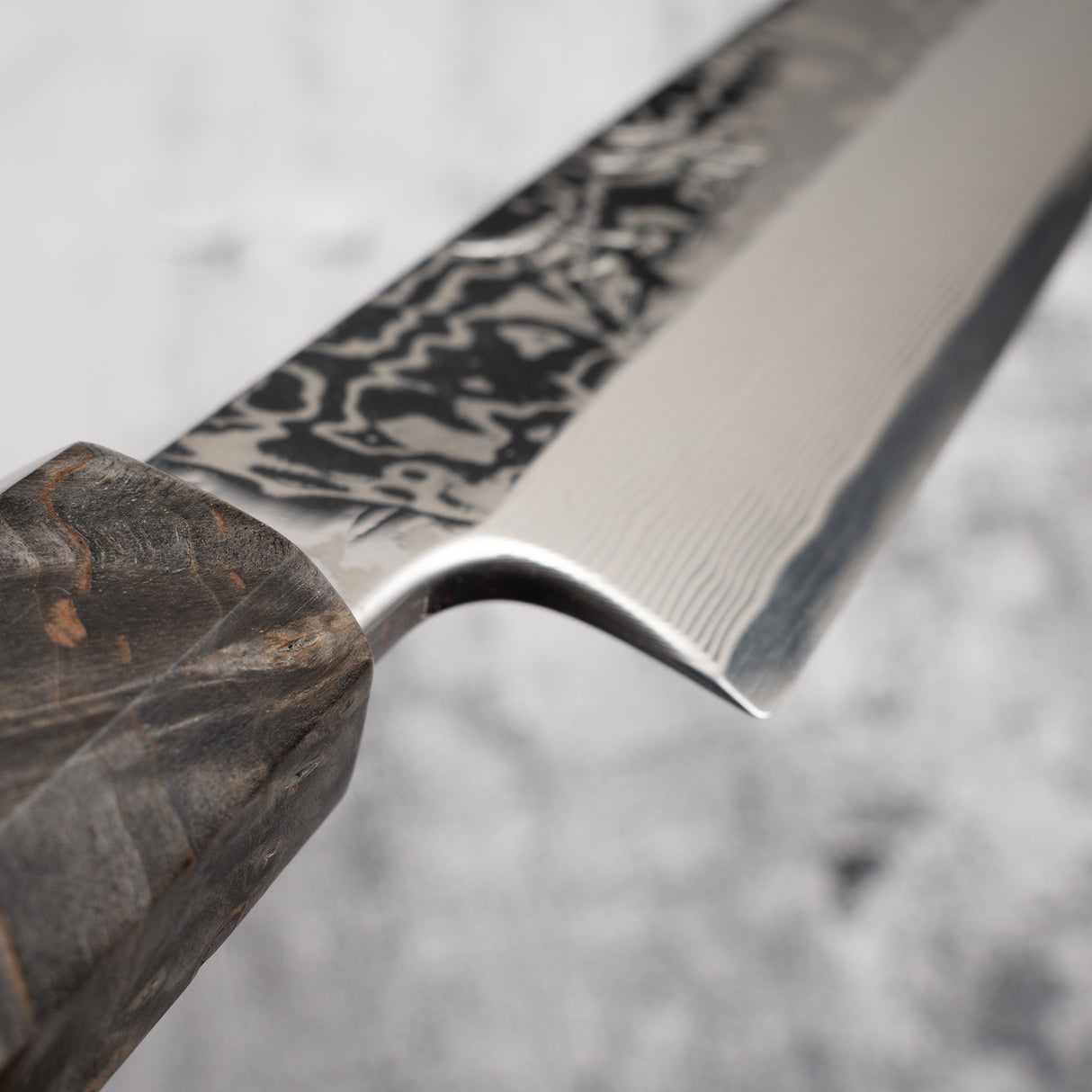 Sukenari SRS-13 Damascus K-tip Yanagiba 300mm 鏡面拋光與 Saya