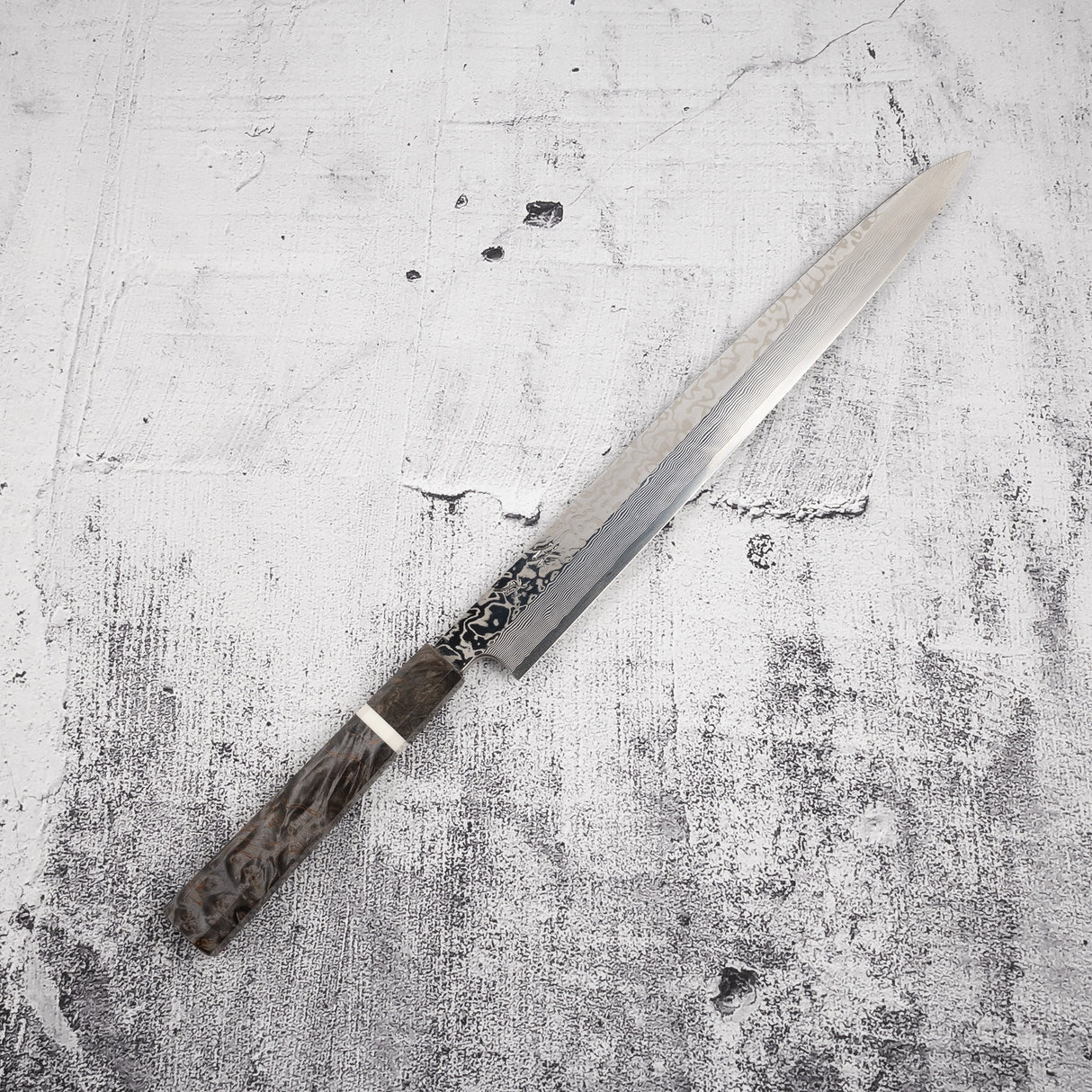 Sukenari SRS-13 大馬士革柳葉 300mm 鏡面拋光與 Saya