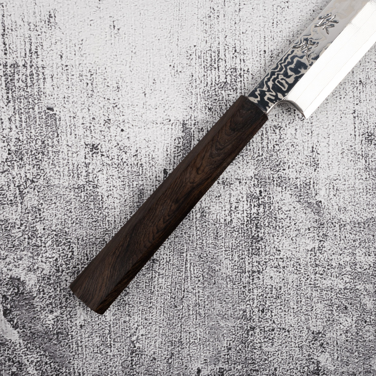 Sukenari SRS-13 大馬士革柳葉 330mm 鏡面拋光與 Saya