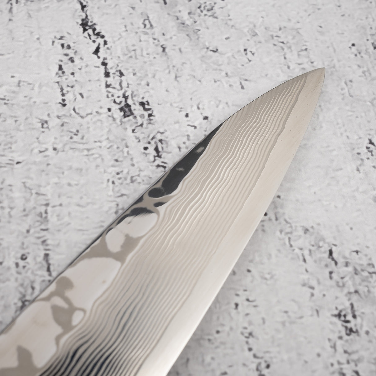 Sukenari SRS-13 大馬士革柳葉 330mm 鏡面拋光與 Saya