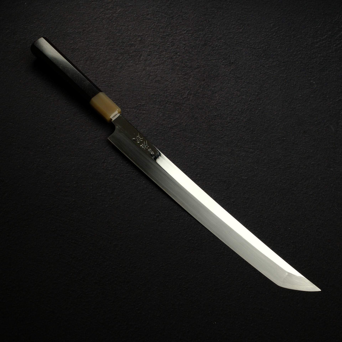 Sukenari SG2 Nimai Sakimaru Takobiki 300mm, Ebony Handle with Horn Ferrule