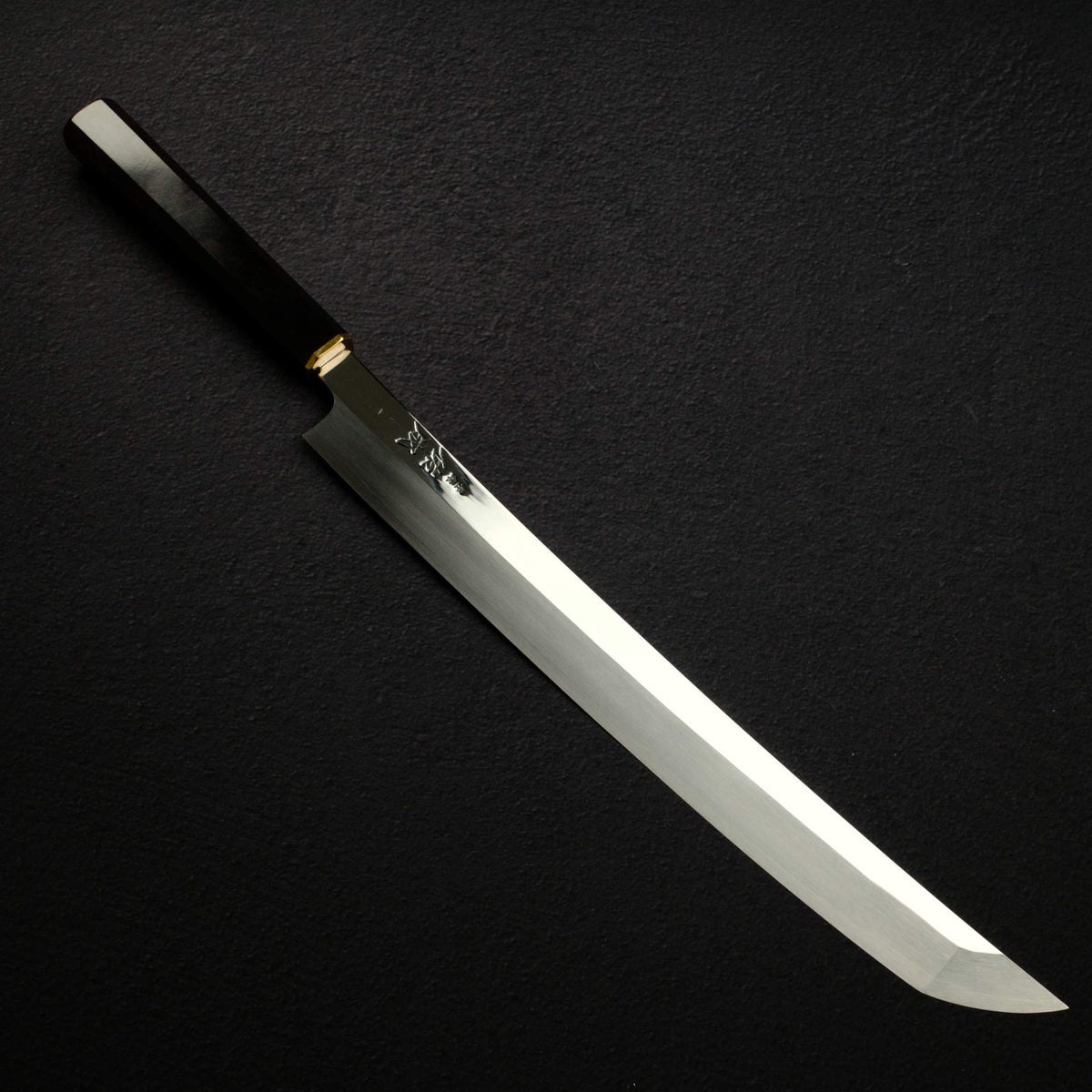 Sukenari SG2 Nimai Sakimaru Takobiki 330mm, Ebony Handle Horn Ferrule