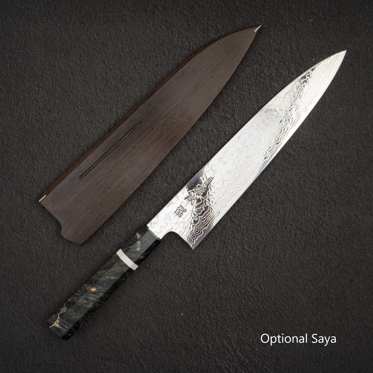 Sukenari ZDP-189 大馬士革牛刀 270 毫米樺木瘤柄