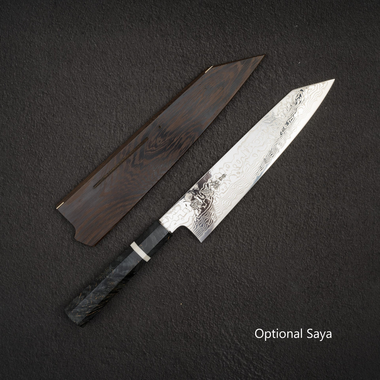 Sukenari ZDP-189 大馬士革 Kiritsuke (K-tip) Gyuto 240mm 樺木瘤柄