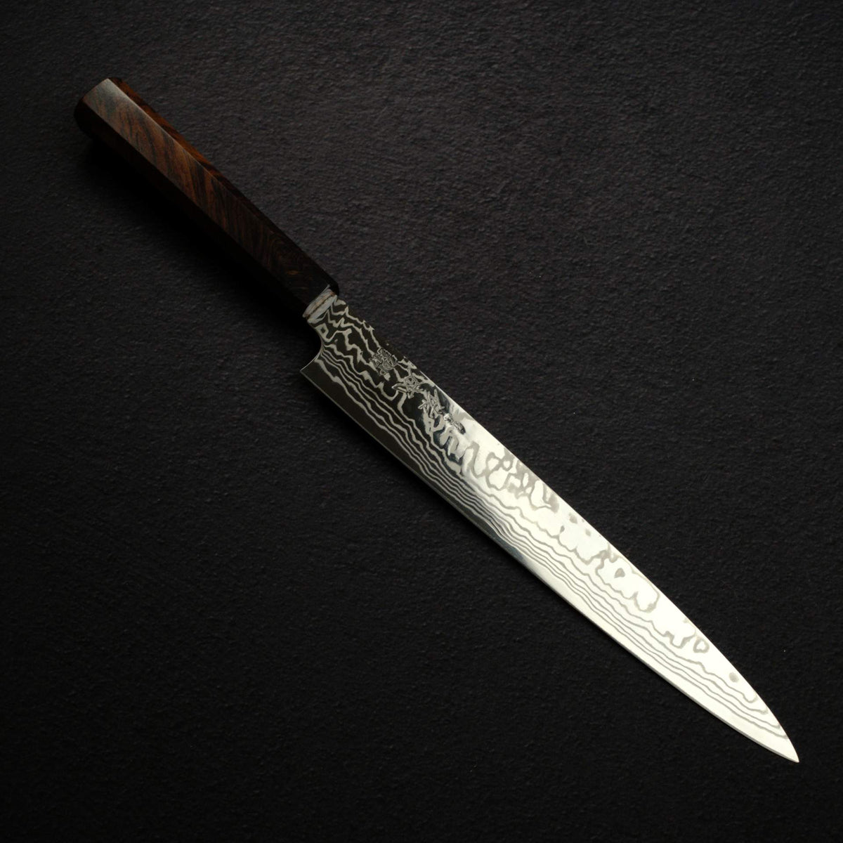 佑成 ZDP-247 大馬士革 筋引 240mm, 黑檀木 Handle