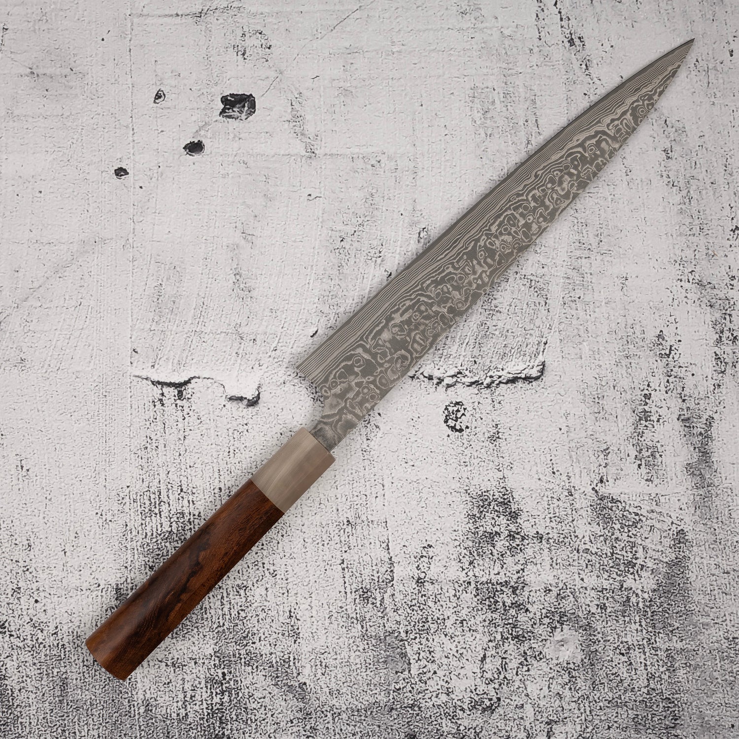 佐治武士 SG2 黑大馬士革柳刃刀 240mm 愛心形鐵木柄