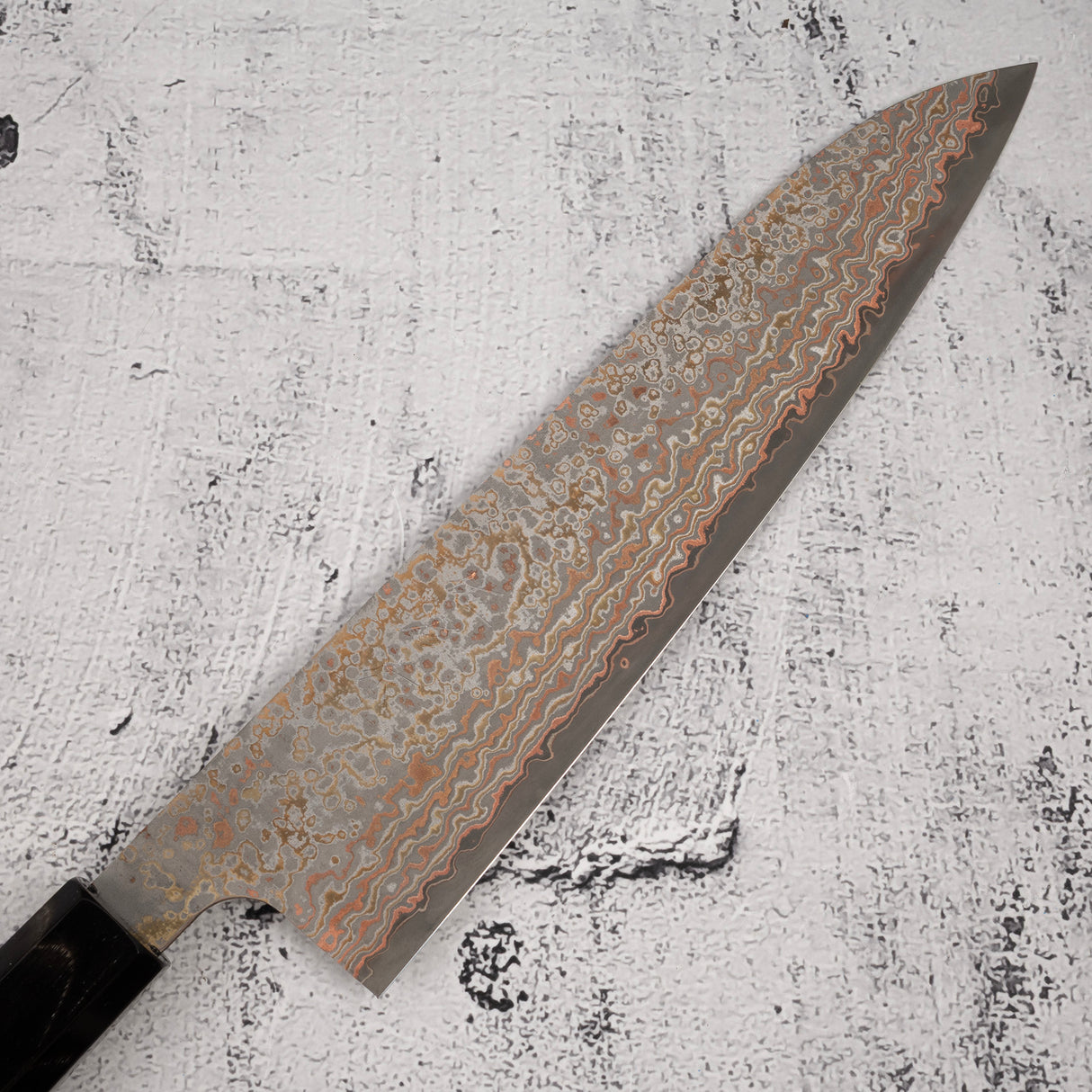 Takeshi Saji VG10 Golden Damascus Gyuto 210mm