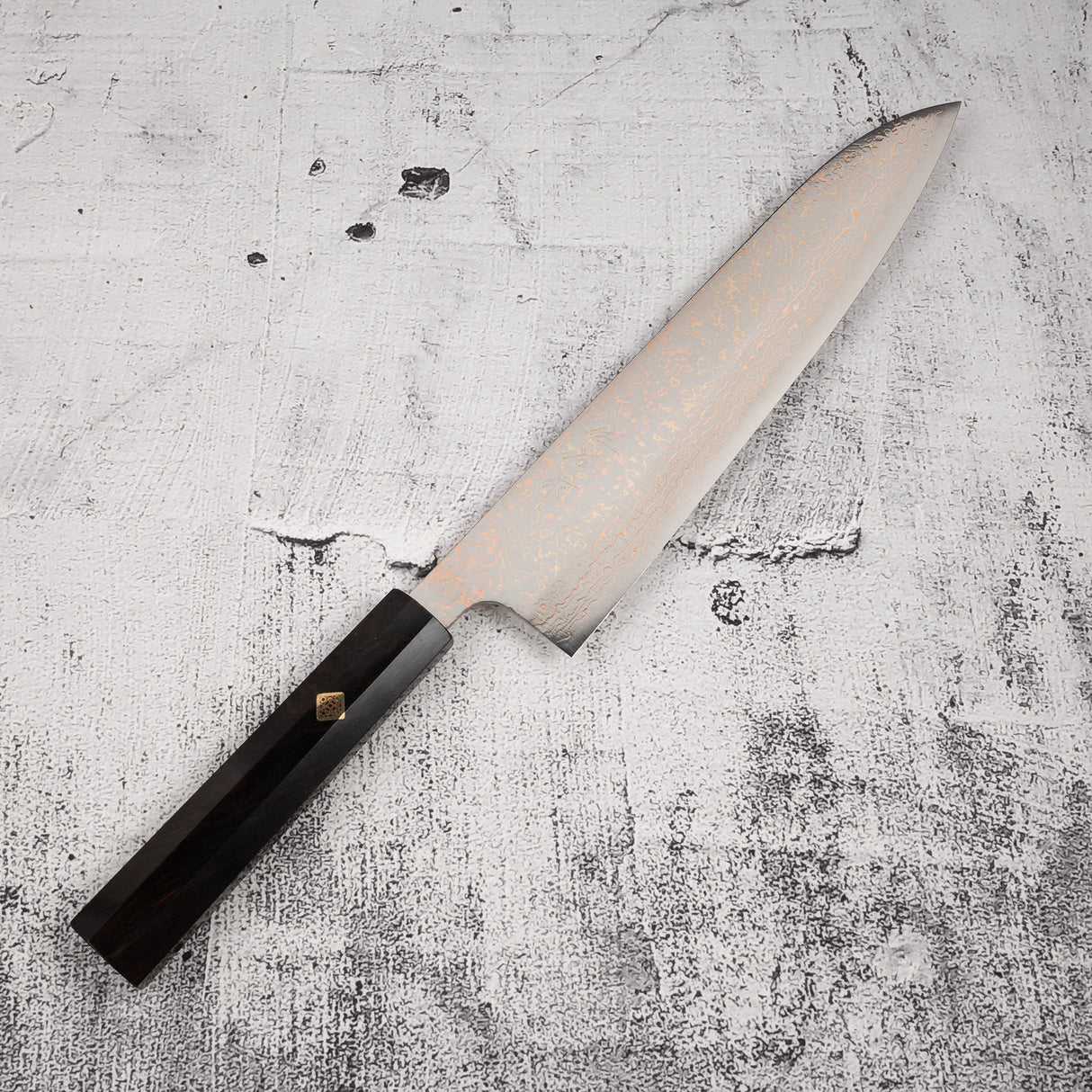 Takeshi Saji VG10 Rainbow Damascus Gyuto 240mm