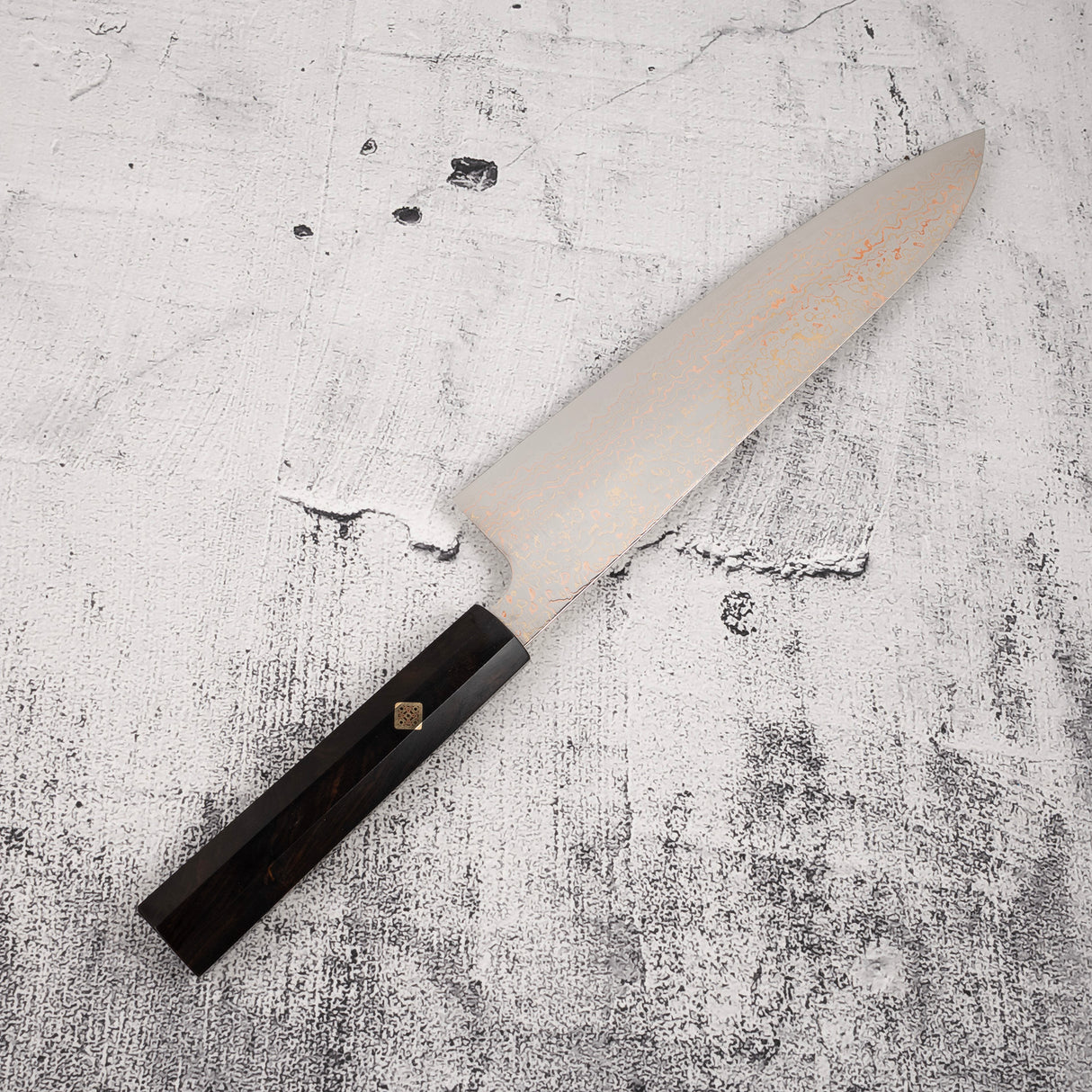 Takeshi Saji VG10 Rainbow Damascus Gyuto 240mm