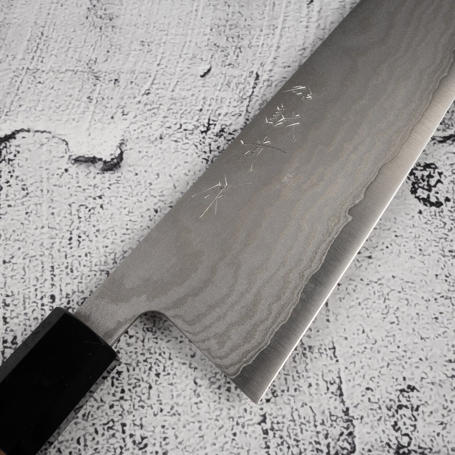 Tanaka Ginsan Damascus Gyuto 240mm Teak