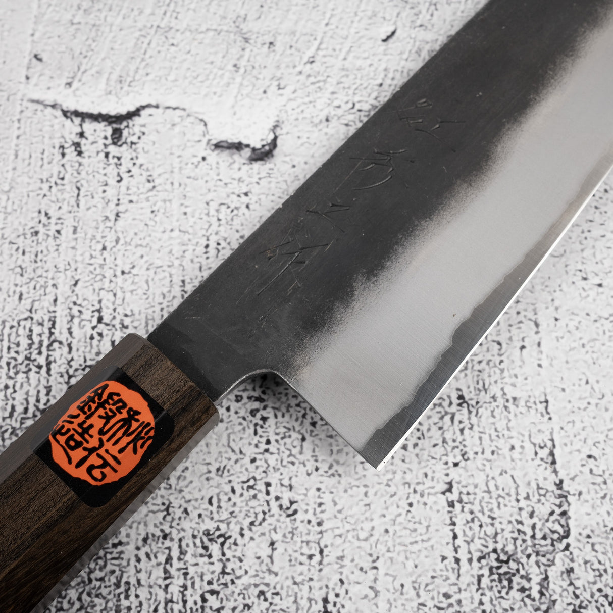 Tanaka Blue 2 Gyuto 240mm Kurouchi 黑色 Chacate