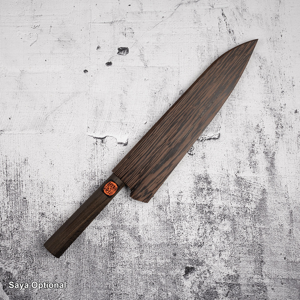 Tanaka Blue 2 Gyuto 240mm Kurouchi 黑色 Chacate