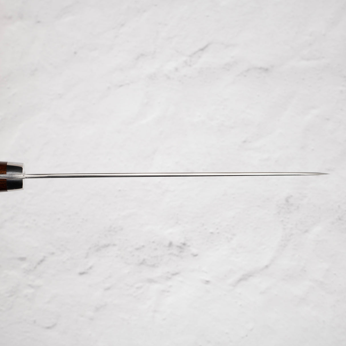 Tanaka R2 蝕刻黑色大馬士革三德刀 165 毫米鐵木手柄