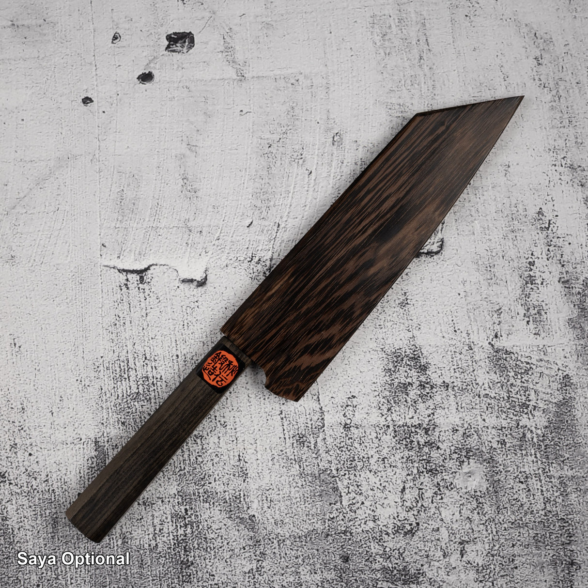 Tanaka Blue 2 Kurouchi Tsuchime Stainless Clad Bunka 165mm