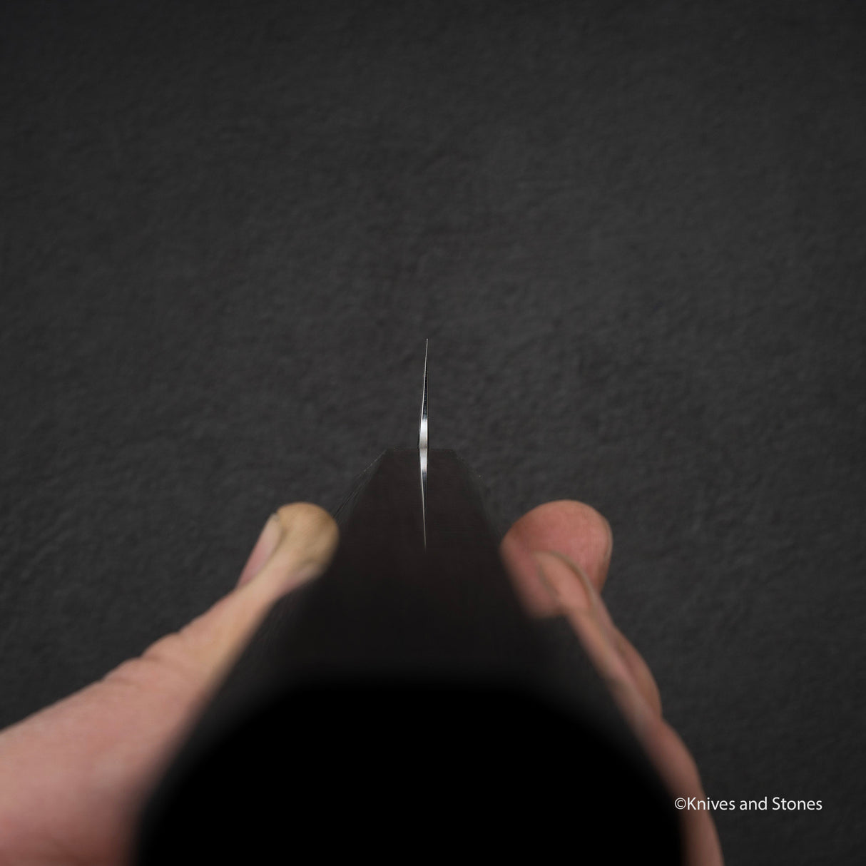 Tetsujin Blue 2 Kasumi K-tip Sujihiki 240mm Ebony Handle