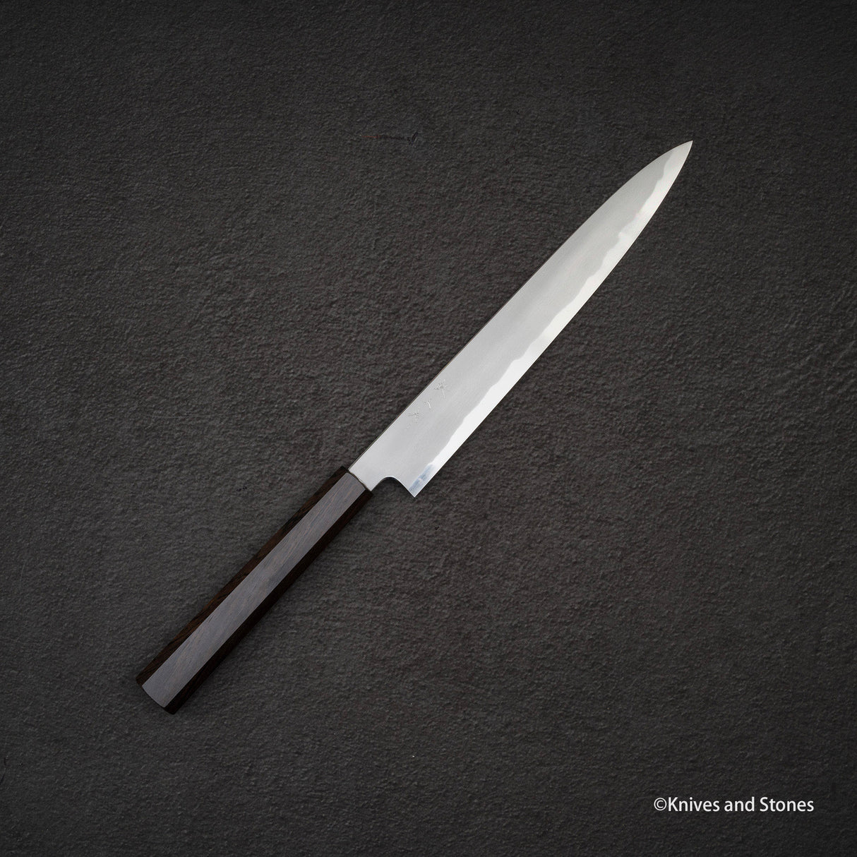 Tetsujin Blue 2 Kasumi Sujihiki 240mm Ebony Handle