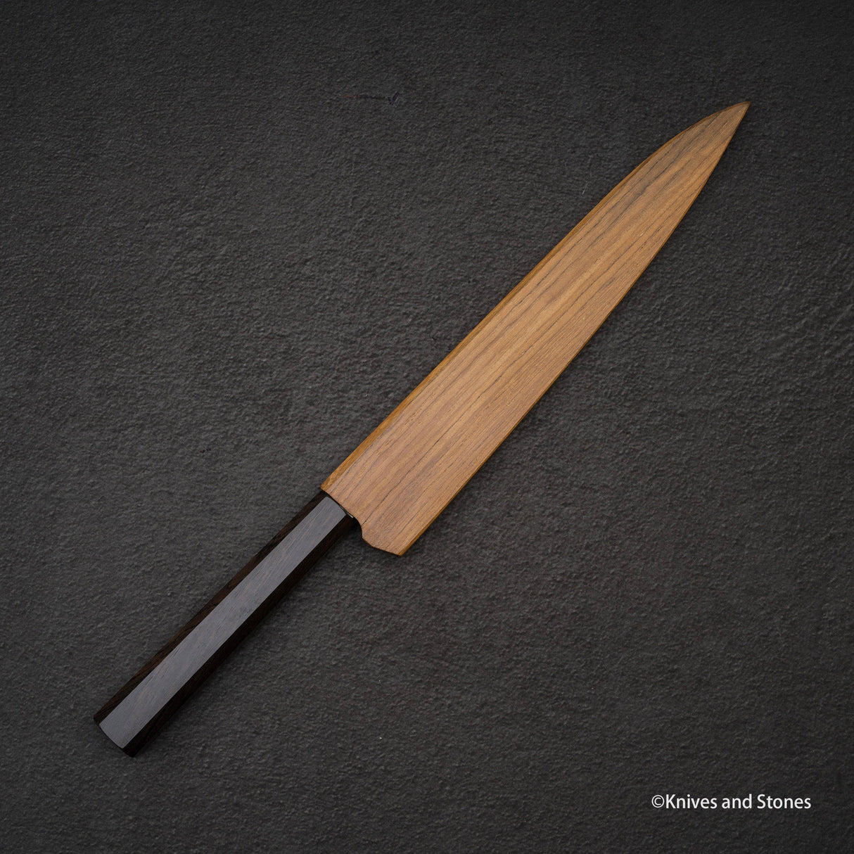 Tetsujin Blue 2 Kasumi Sujihiki 240mm Ebony Handle