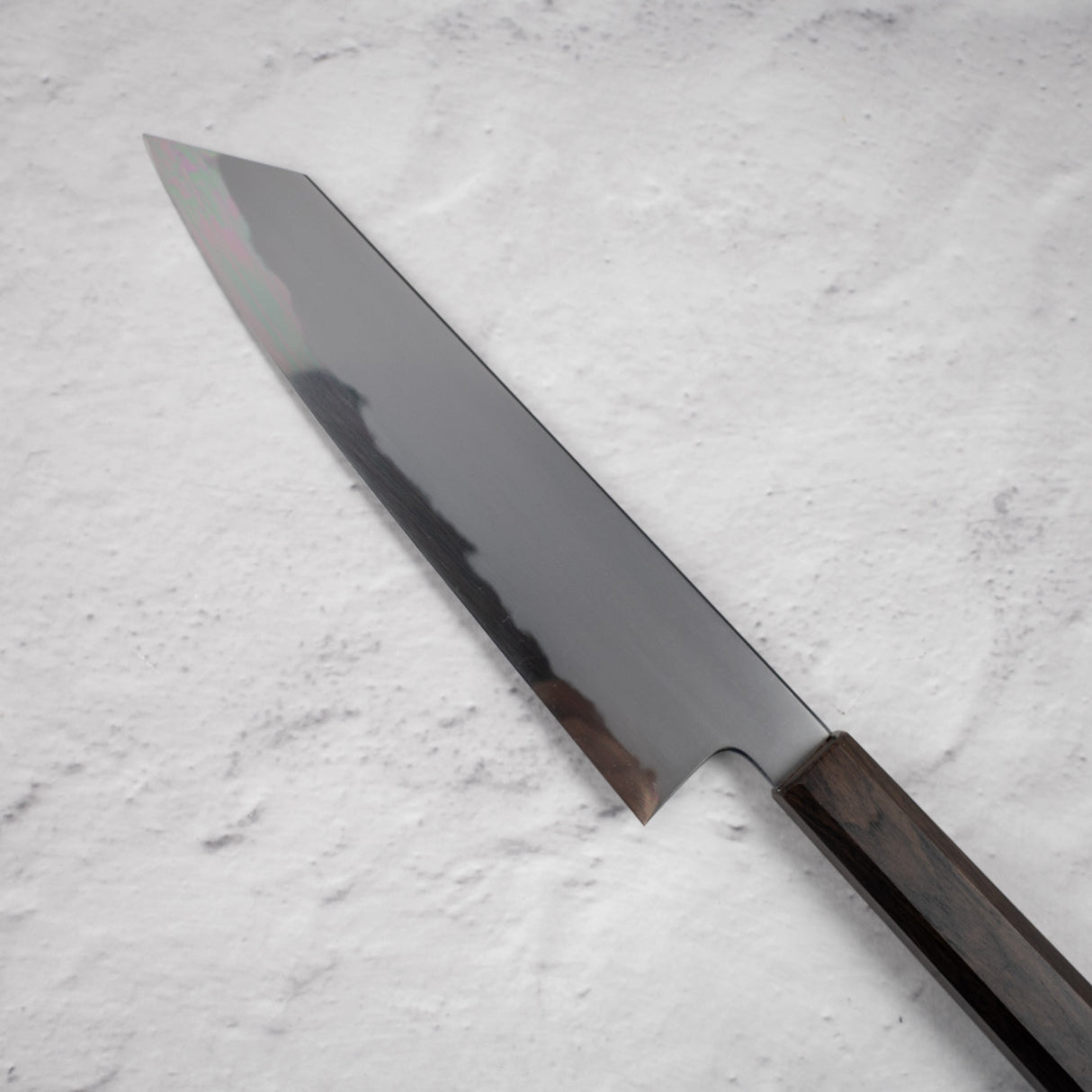 Tetsujin Blue 2 Kasumi K-tip Gyuto 210mm Ebony Handle